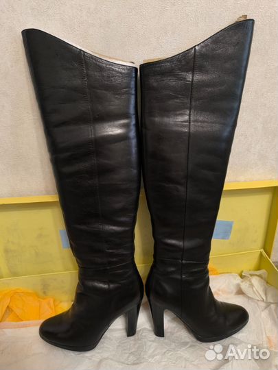 Зимние сапоги/ботфорты полностью на меху moda donn