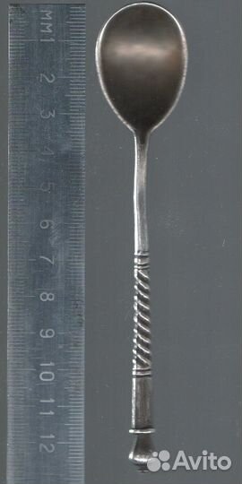Царская ложка серебро 84