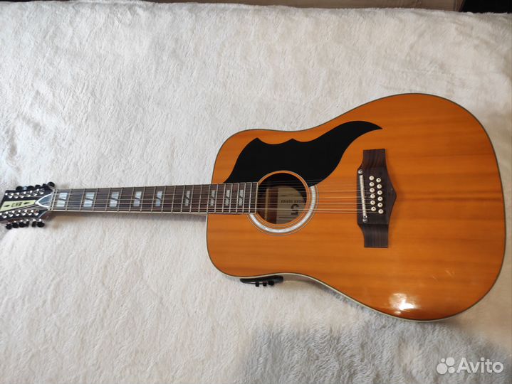 12 струнная электроакустическая гитара