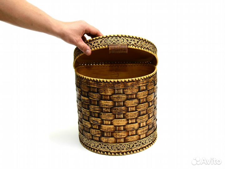 Короб из бересты плетеный большой