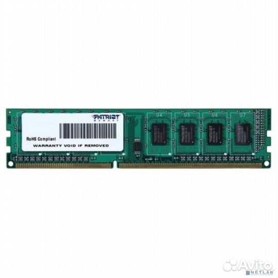 Patriot DDR3 dimm 4GB (PC3-10600) 1333MHz PSD34G13