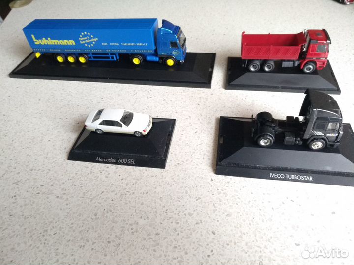 Железная дорога, машины, фигурки, HO / 1/87 herpa