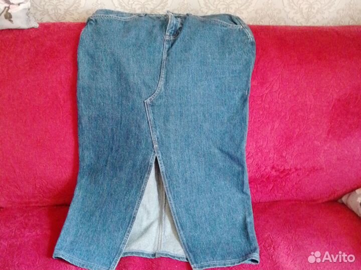 Джинсовая юбка zara