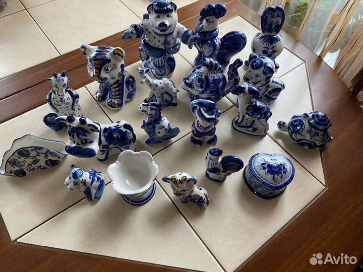 Фигурки Гжель