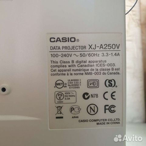 Dlp лазерный проектор Casio xj-a250V объявление продам