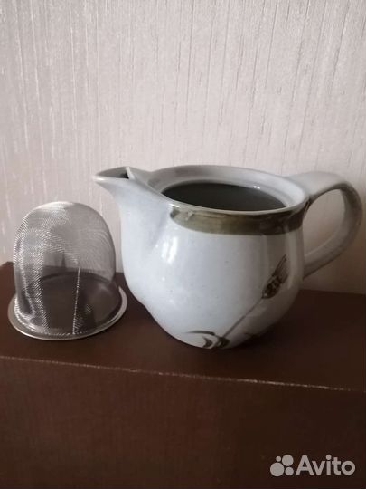 Набор для чая с декором из керамики