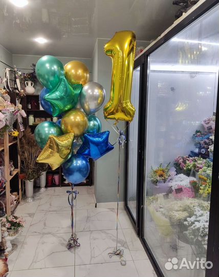 Гелиевые шары и цветы с круглосуточной доставкой