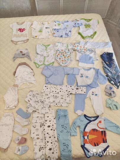 Вещи пакетом на мальчика 58, 62, 68