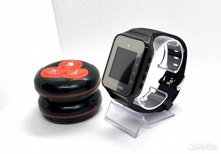 Кнопка вызова официанта с часами для кафе, баров