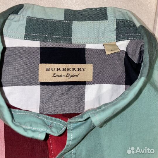 Burberry рубашка L оригинал