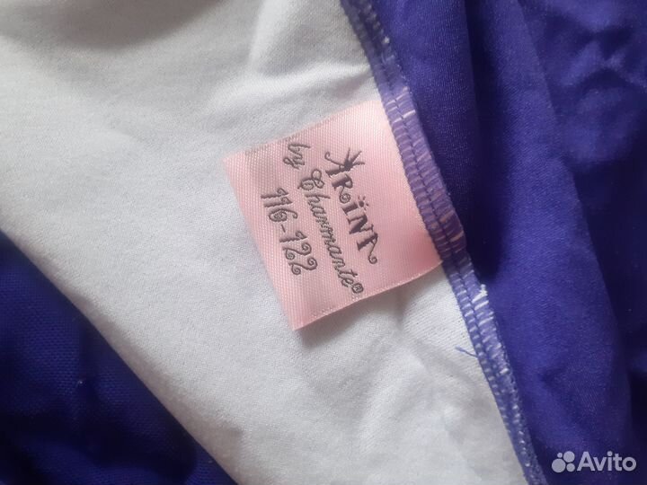 Гимнастический купальник с юбкой 116-122