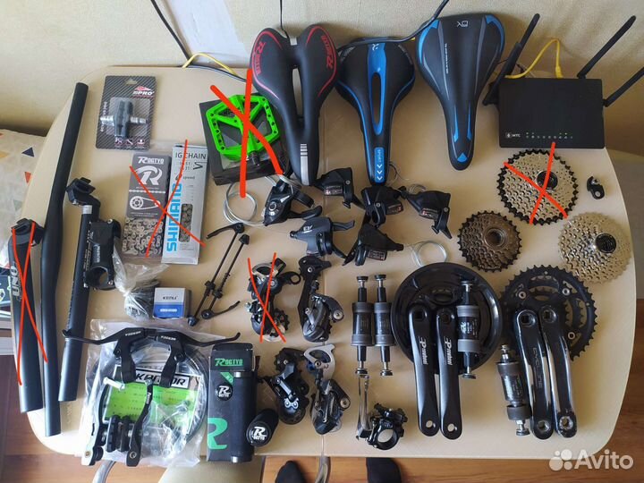 Запчасти для велосипеда, горный велосипед