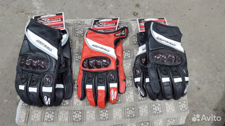 Кожаные мото перчатки фирма Spool