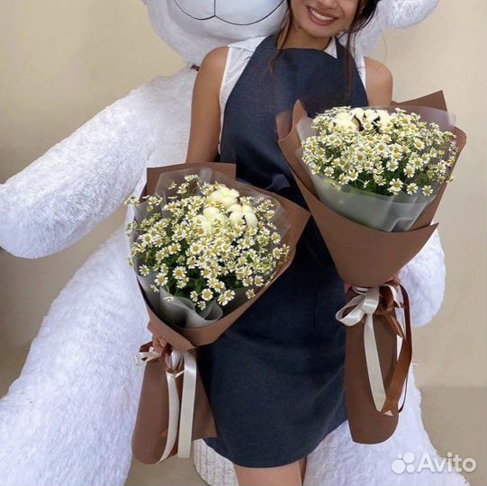 Букеты из ромашек