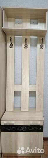 Вешалка в прихожую с обувницей