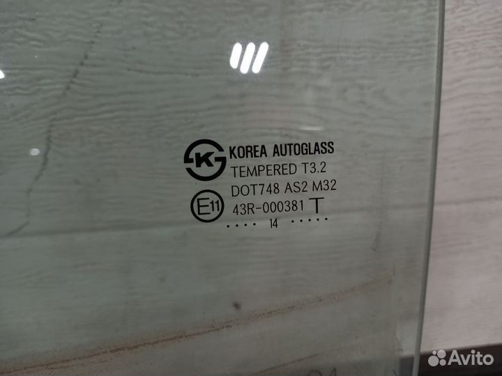 Стекло двери задней левой Kia Rio III (2011—2015)