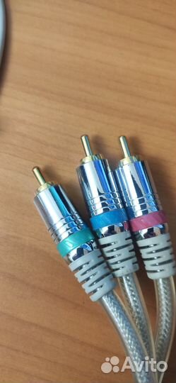 Компонентный видео кабель 3RCA - 3RCA 3 м. и 5 м