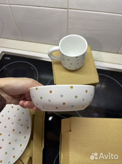 Набор детской посуды hm новый