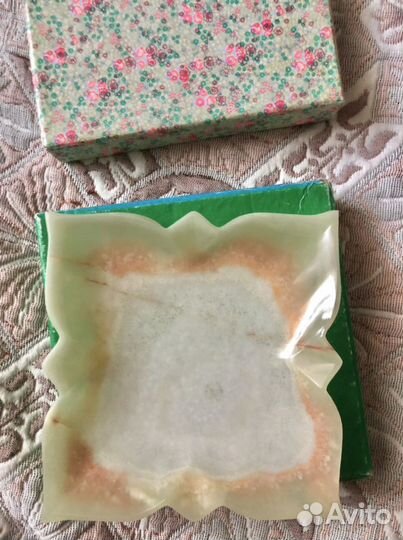 Вазочка пепельница оникс