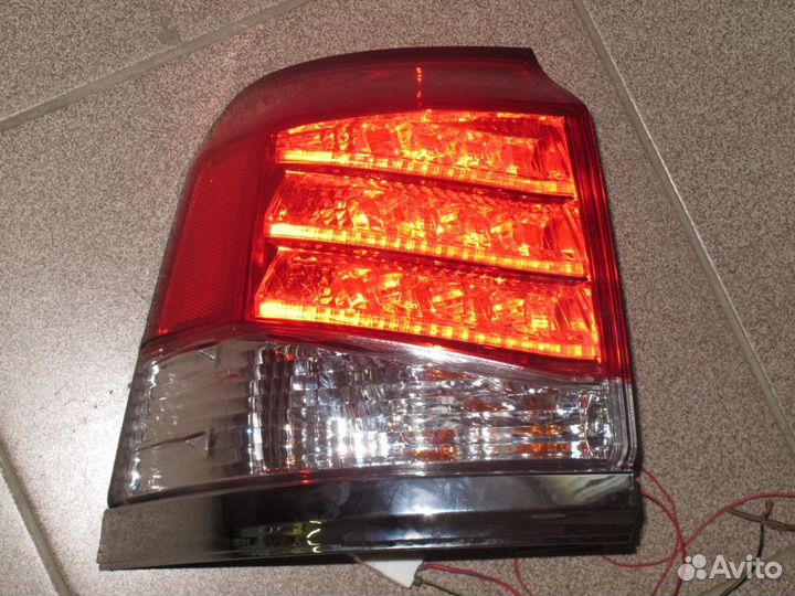 Задние стопы Лексус лх570 красные светодиодные LED