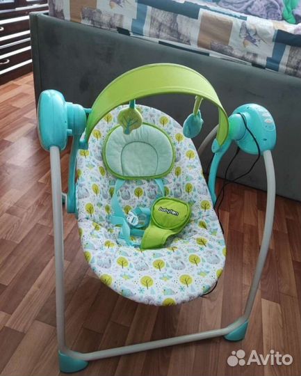 Детские электронные качели для новорожденных