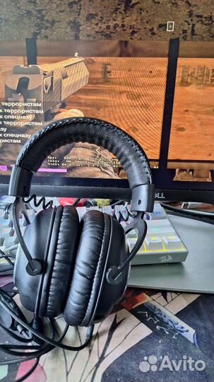 Игровые наушники с микрофоном logitech
