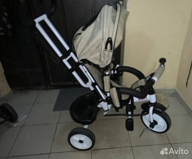 Велосипед детский с родительской ручкой