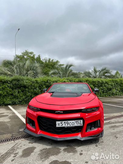 Аренда chevrolet camaro кабриолет