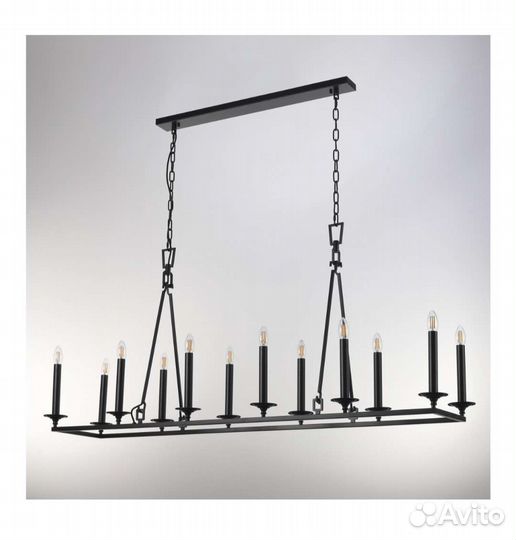 Маркиз CL471265 Люстра замковая подвесная Чёрная