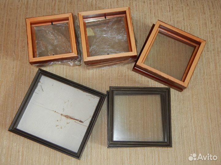 Рамка деревянная для объемных панно. набор 10 шт