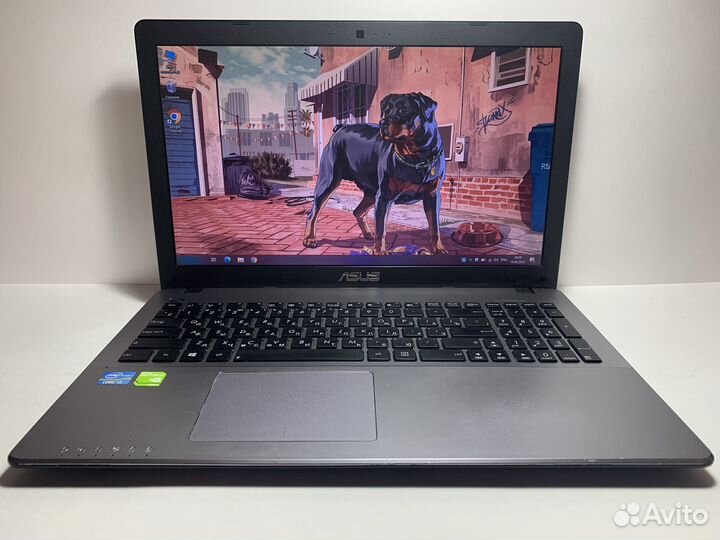 Игровой ноутбук Asus i3/6gb/2видеокарты/512gb