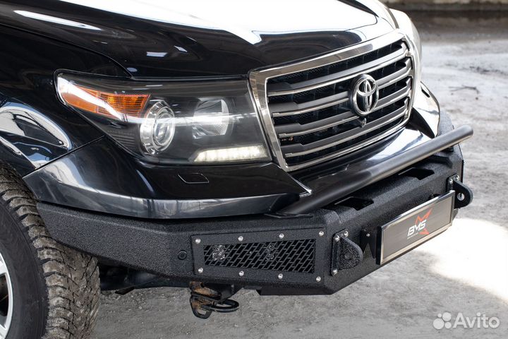 Бампер силовой передний BMS PRO-Line для Toyota La
