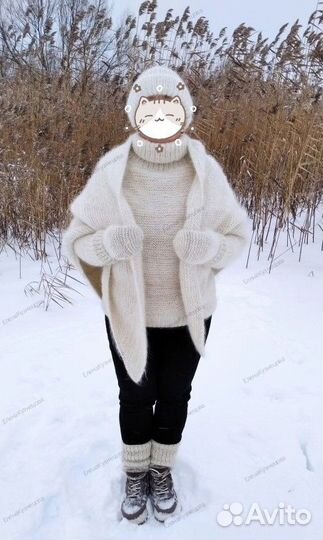 Свитер из собачьего пуха (самоед)