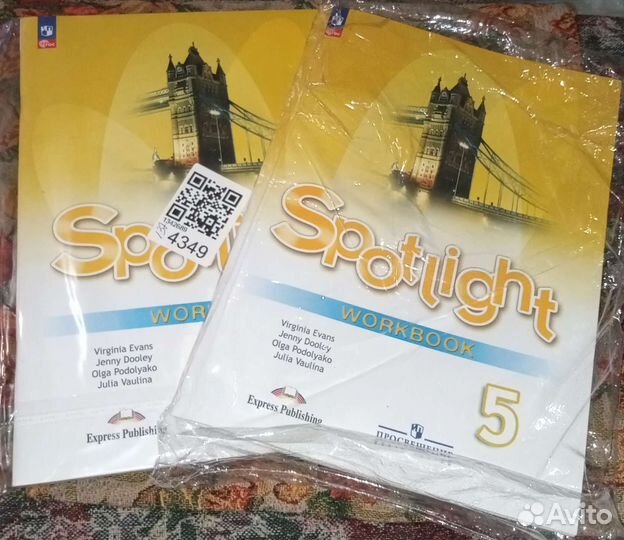 Рабочая тетрадь Spotlight workbook 5 класс