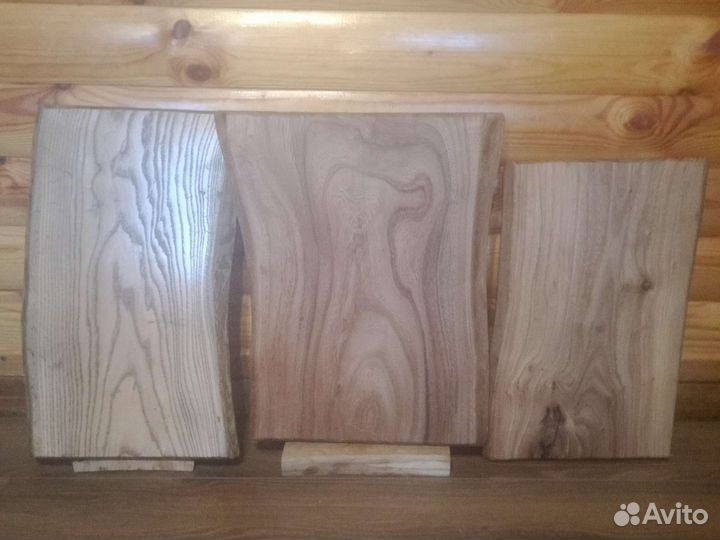 Разделочные доски,набор из карагача,дуба с сучками