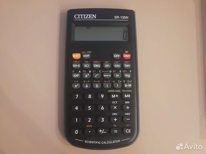 Калькулятор citizen SR-135N