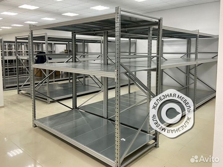 Стеллаж металлический грузовой для склада Ms Pro