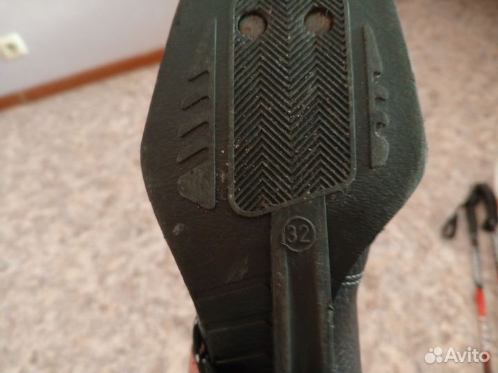 Лыжи беговые детские 130 комплект