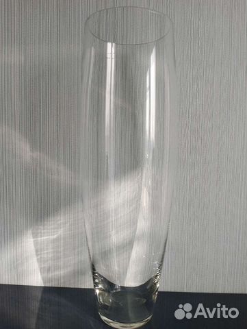 Ваза для цветов стекло в стиле минимализм