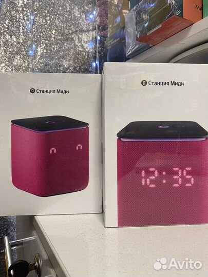 Яндекс станция миди с zigbee розовая