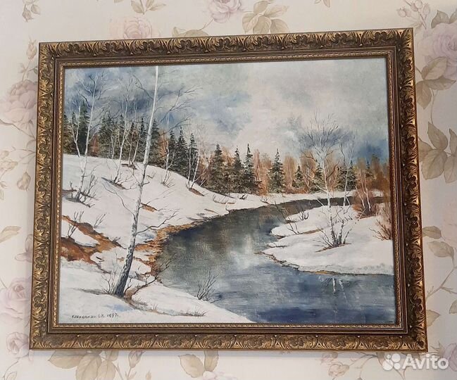 Картина маслом на холсте пейзаж