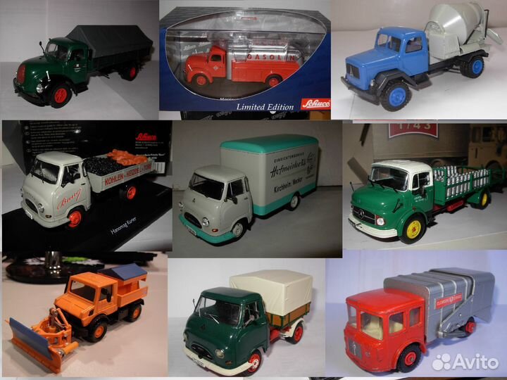 Модель грузовики 1/43 1/50 Mercedes Magirus Opel