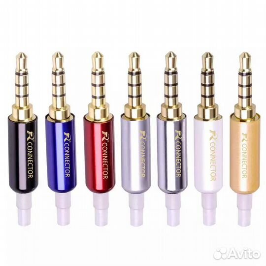 Штекеры 3.5 mm Jack для ремонта наушников 3/4 пин