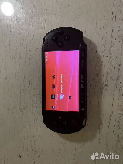 Игровая приставка sony psp e1008 прошитая