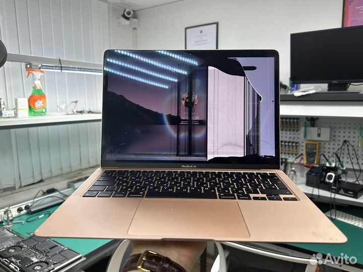 Востановление экрана MacBook. Замена матрицы