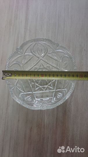 Салатник хрусталь СССР