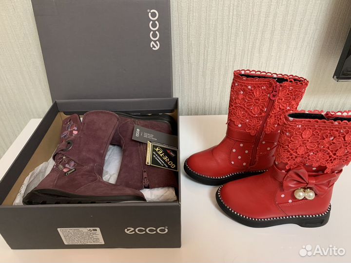 Обувь для девочки 27 размер Ecco