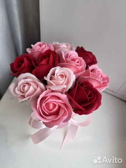 Букет из мыла 11 роз