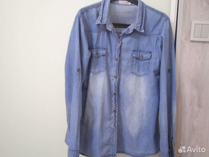 Джинсовая рубашка