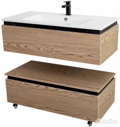 Мебель для ванной Cezares Slider 100-PI дуб тангент